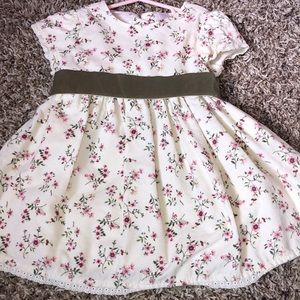 NWOT baby girl dress with floral print